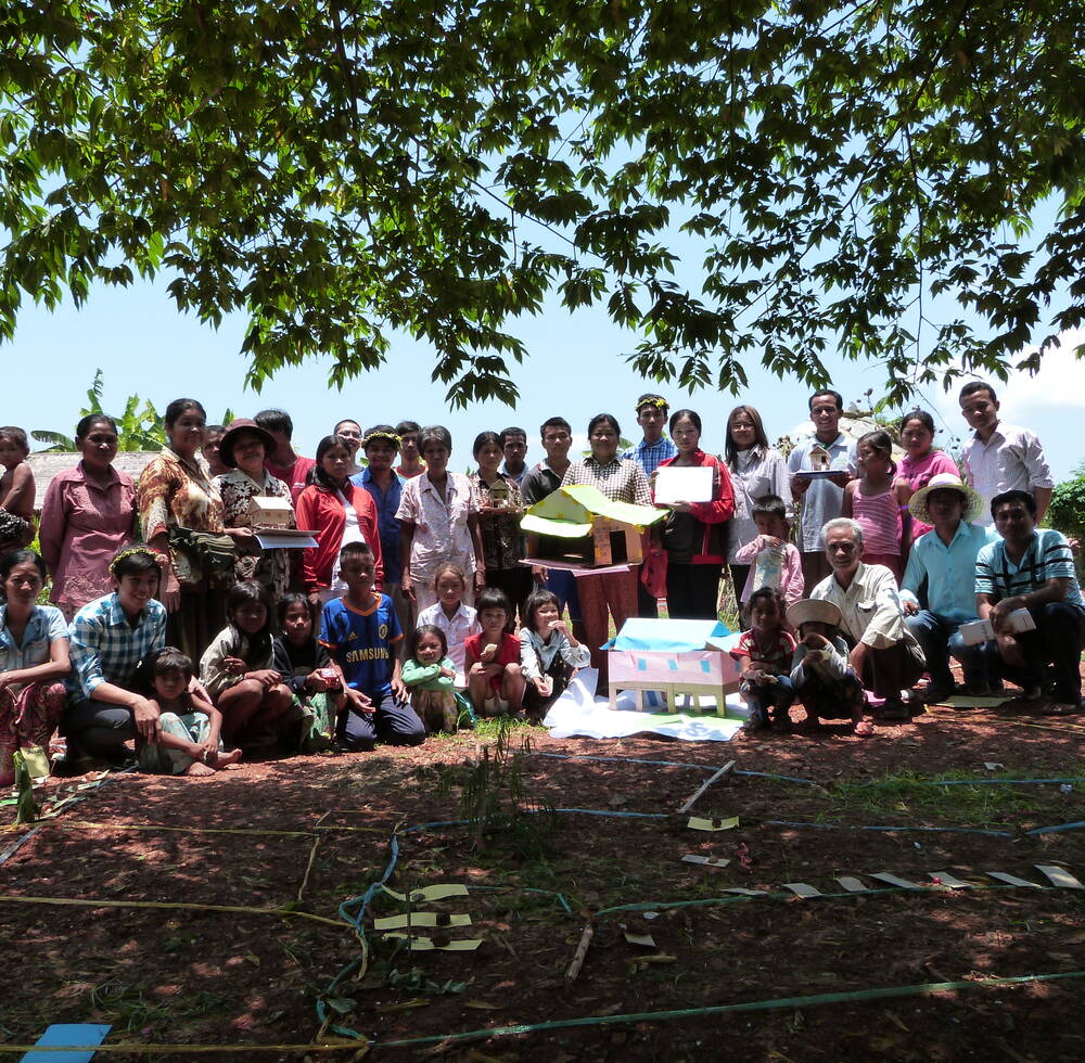 The community members design their “dream house” , 2014, UN-Habitat Cambodia